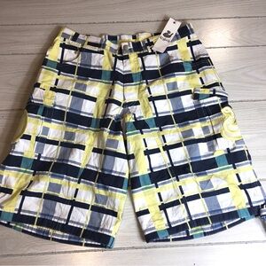 Rharloy Mens Plaid Shorts Multicolored Sz 34